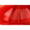 Vente chaude enfants tulle fleur fille robe indienne fille robe fantaisie photo rouge robe maxi pour enfants